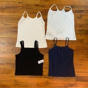 4 Girls Tank Top Undershirts Tanktop Bras Sport Bras Athletic Activewear Tops Tr